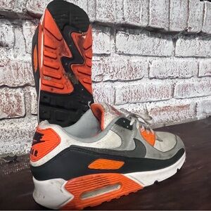 Nike Athletic Shoes - Gray, Black, and Orange